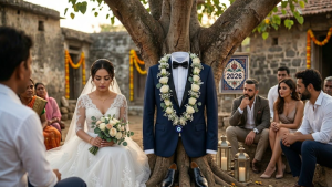 Doğum Haritası Kaderi Yazıyor: ‘Uğursuzluk’tan Kaçmak İçin Ağaçla Evleniyorlar